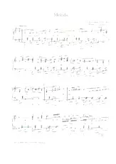 descargar la partitura para acordeón Melodie en formato PDF