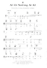 télécharger la partition d'accordéon All or nothing at all (Interprète : Frank Sinatra) (Fox Swing) au format PDF
