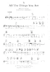 download the accordion score All the things you are (Interprète : Frank Sinatra) (Ballade) in PDF format