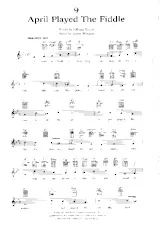 télécharger la partition d'accordéon April played the fiddle (Interprète : Frank Sinatra) (Slow Fox) au format PDF