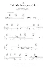 download the accordion score Call me irresponsible (Interprète : Frank Sinatra) (Slow) in PDF format