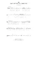 scarica la spartito per fisarmonica Can't get used to losing you (Interprète : Frank Sinatra) (Rumba) in formato PDF