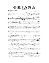 télécharger la partition d'accordéon Oriana (Arrangement : John Keeps) (Fox Trot) au format PDF