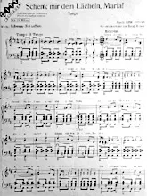 download the accordion score Schenk mir dein Lächeln Maria (Arrangement : Reiny Roland) (Orginal : 24 Bässe) (Tango)  in PDF format