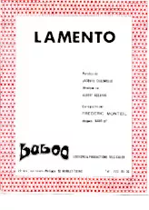 descargar la partitura para acordeón Lamento (Chant : Frédéric Monteil) (Slow Rock) en formato PDF