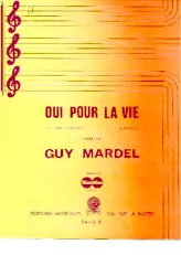 descargar la partitura para acordeón Oui pour la vie en formato PDF