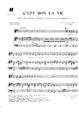 télécharger la partition d'accordéon C'est bon la vie (Chant : Nana Mouskouri) au format PDF