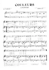 descargar la partitura para acordeón Couleurs (Colours) en formato PDF