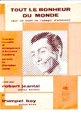 download the accordion score Tout le bonheur du monde (Sur un motif de l'Aldagio d'Albinoni) (Chant : Robert Jeantal) in PDF format