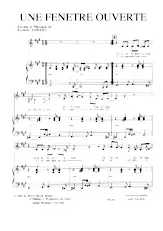scarica la spartito per fisarmonica Une fenêtre ouverte (Chant : Pauline Ester) in formato PDF