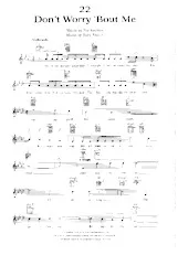descargar la partitura para acordeón Don't worry 'bout me (Interprète: Frank Sinatra) (Slow) en formato PDF