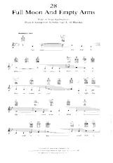 télécharger la partition d'accordéon Full moon and empty arms (Arrangement : Buddy Kay et Ted Mossman) (Interprète : Frank Sinatra) (Slow) au format PDF