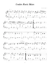 download the accordion score Under Paris Skies (Sous le ciel de Paris) (Arrangement : Frank Marocco) (Valse) in PDF format