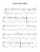 descargar la partitura para acordeón Under Paris Skies (Sous le ciel de Paris) (Arrangement : Frank Marocco) (Valse) en formato PDF