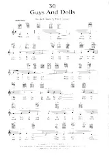 download the accordion score Guys and dolls (Interprète : Frank Sinatra) (Slow Fox) in PDF format
