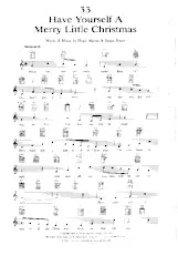scarica la spartito per fisarmonica Have yourself a merry little Christmas (Interprète : Frank Sinatra) (Christmas Ballade) in formato PDF