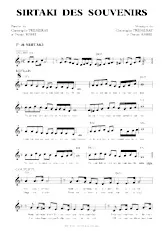 descargar la partitura para acordeón Sirtaki des souvenirs en formato PDF