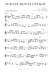 descargar la partitura para acordeón Sur les monts d'Italie (Tarentelle) en formato PDF