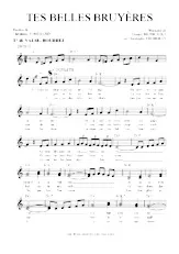 télécharger la partition d'accordéon Tes belles bruyères (Valse Bourrée) au format PDF