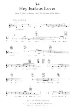 télécharger la partition d'accordéon Hey jealous lover (Interprète : Frank Sinatra) (Jazz Swing) au format PDF