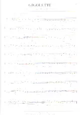 télécharger la partition d'accordéon Gigolette (Valse Musette) au format PDF
