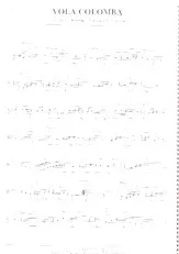 télécharger la partition d'accordéon Vola Colomba au format PDF