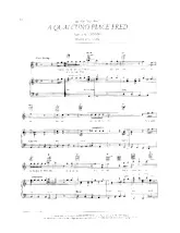 descargar la partitura para acordeón A qualcuno piace fred (Du Film : Noi Duri) (Fast Swing) en formato PDF