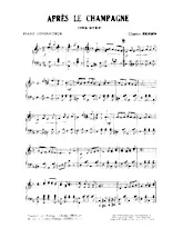 download the accordion score Après le champagne (One Step) (Partie : Piano Conducteur)  in PDF format