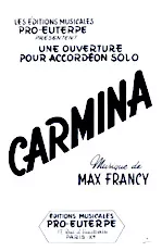 scarica la spartito per fisarmonica Carmina (Ouverture pour Accordéon) in formato PDF