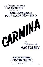 descargar la partitura para acordeón Carmina (Ouverture pour Accordéon) en formato PDF