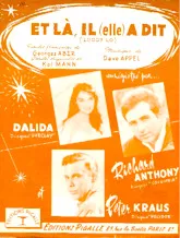 download the accordion score Et là Il (elle) a dit (Loddy Lo) (Chant : Dalida / Richard Anthony / Peter Kraus) in PDF format