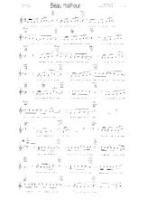 download the accordion score Beau Malheur in PDF format