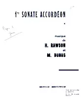 descargar la partitura para acordeón 1ère Sonate Accordéon en formato PDF