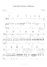 descargar la partitura para acordeón L'amour l'amour l'amour (Chant : Mouloudji) en formato PDF