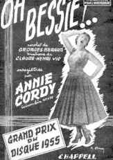 télécharger la partition d'accordéon Oh Bessie (Chant : Annie Cordy) (Blues) au format PDF