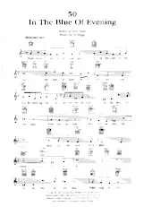 scarica la spartito per fisarmonica In the blue of evening (Interprète : Frank Sinatra) (Slow) in formato PDF