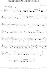 scarica la spartito per fisarmonica Pour vous mademoiselle (Swing) in formato PDF