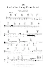 télécharger la partition d'accordéon Let's get away from it all (Interprète : Frank Sinatra) (Slow Fox) au format PDF