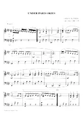 descargar la partitura para acordeón Under Paris Skies (Sous le ciel de Paris) (Arrangement : Gary Dahl) (Valse) en formato PDF