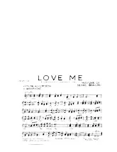 télécharger la partition d'accordéon Love Me (Fox) au format PDF