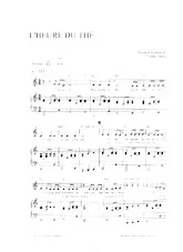 descargar la partitura para acordeón L'heure du thé en formato PDF