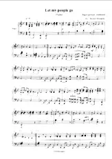 scarica la spartito per fisarmonica Let my people go (Piano) in formato PDF