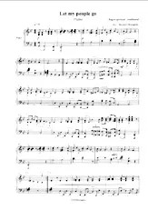 télécharger la partition d'accordéon Let my people go (Piano) au format PDF