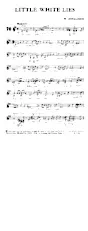 scarica la spartito per fisarmonica Little white lies in formato PDF