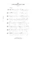 télécharger la partition d'accordéon Love's been good to me (Interprète : Frank Sinatra) (Rumba) au format PDF