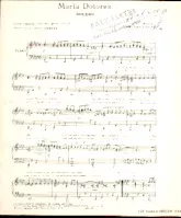 scarica la spartito per fisarmonica Maria Dolores (Interprète : Joan Baez) (Boléro) in formato PDF