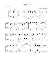 télécharger la partition d'accordéon Ramona (Arrangement : Stanislaw Grabczewski) (Valse Boston) au format PDF