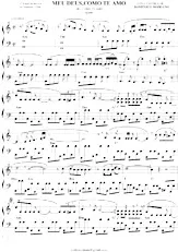 download the accordion score Meu Deus como te amo (Dio come ti amo) (1er prix au festival de San Remo 1966) (Slow) in PDF format