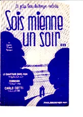 download the accordion score Sois mienne un soir (Tango Chanté) in PDF format