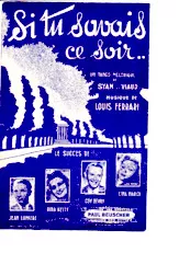 download the accordion score Si tu savais ce soir (Tango Chanté) in PDF format